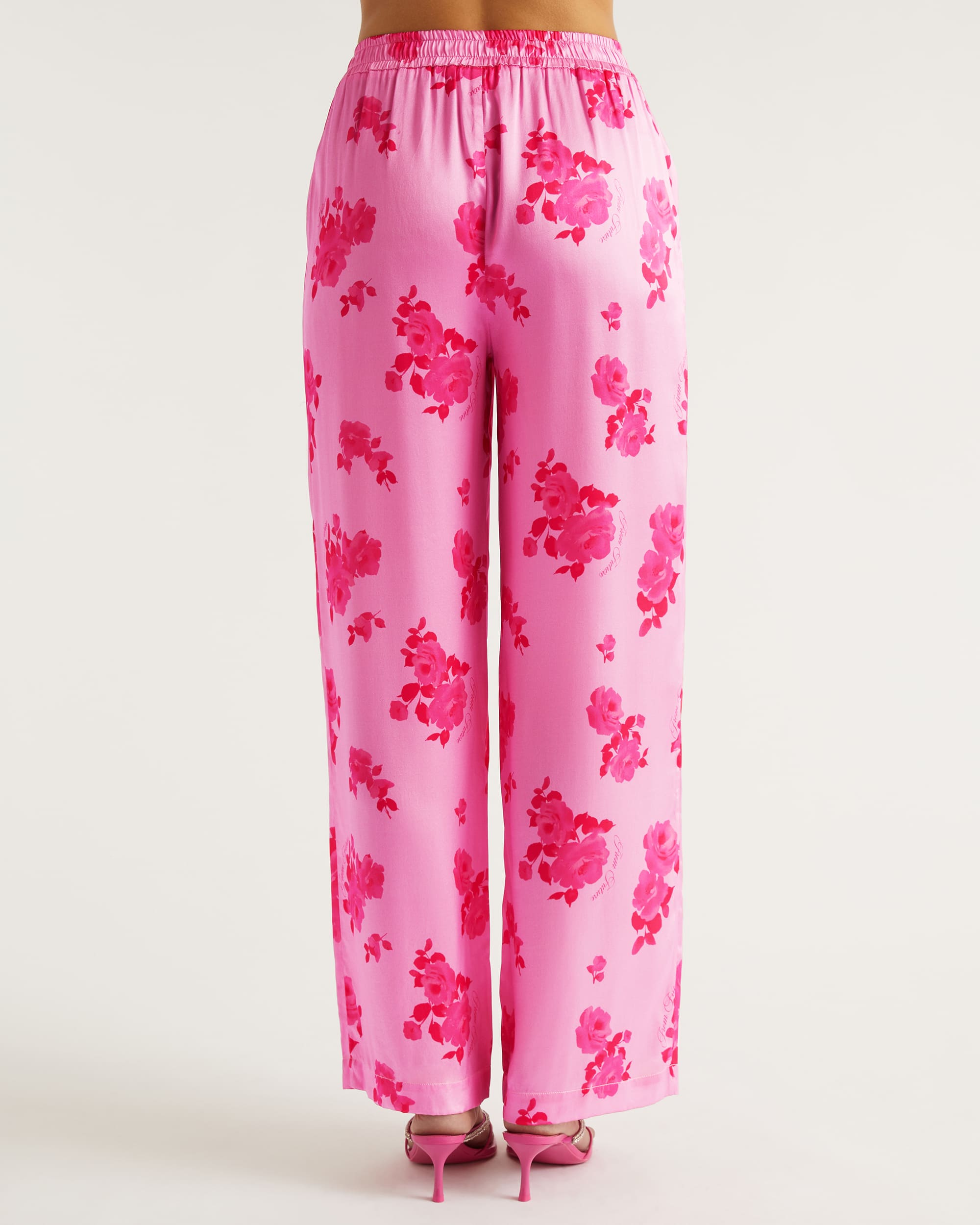 Pantalon large Regine en soie - Rosae Aqua