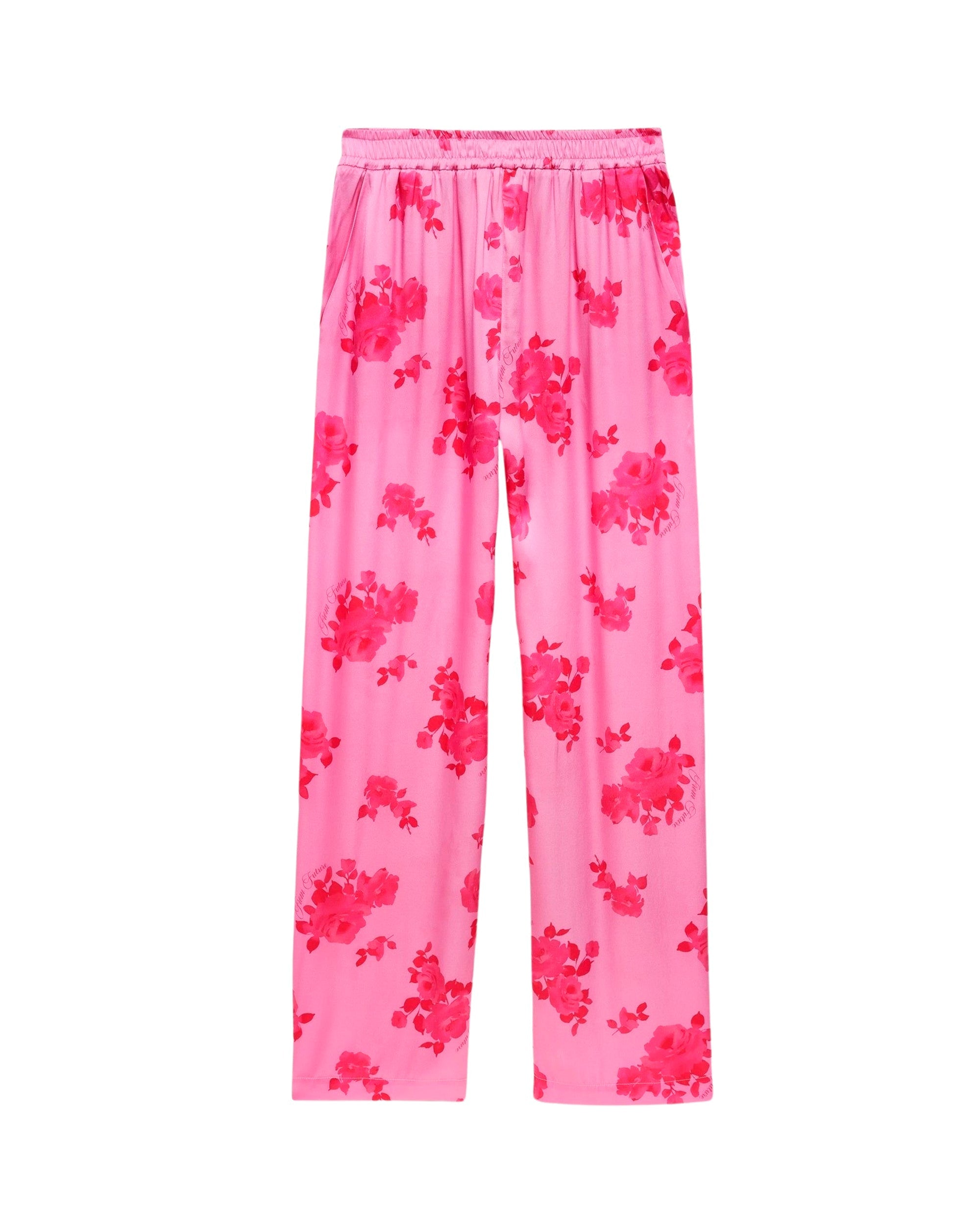 Pantalon large Regine en soie - Rosae Aqua