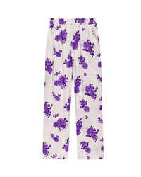 Pantalon large Regine en soie - Purple