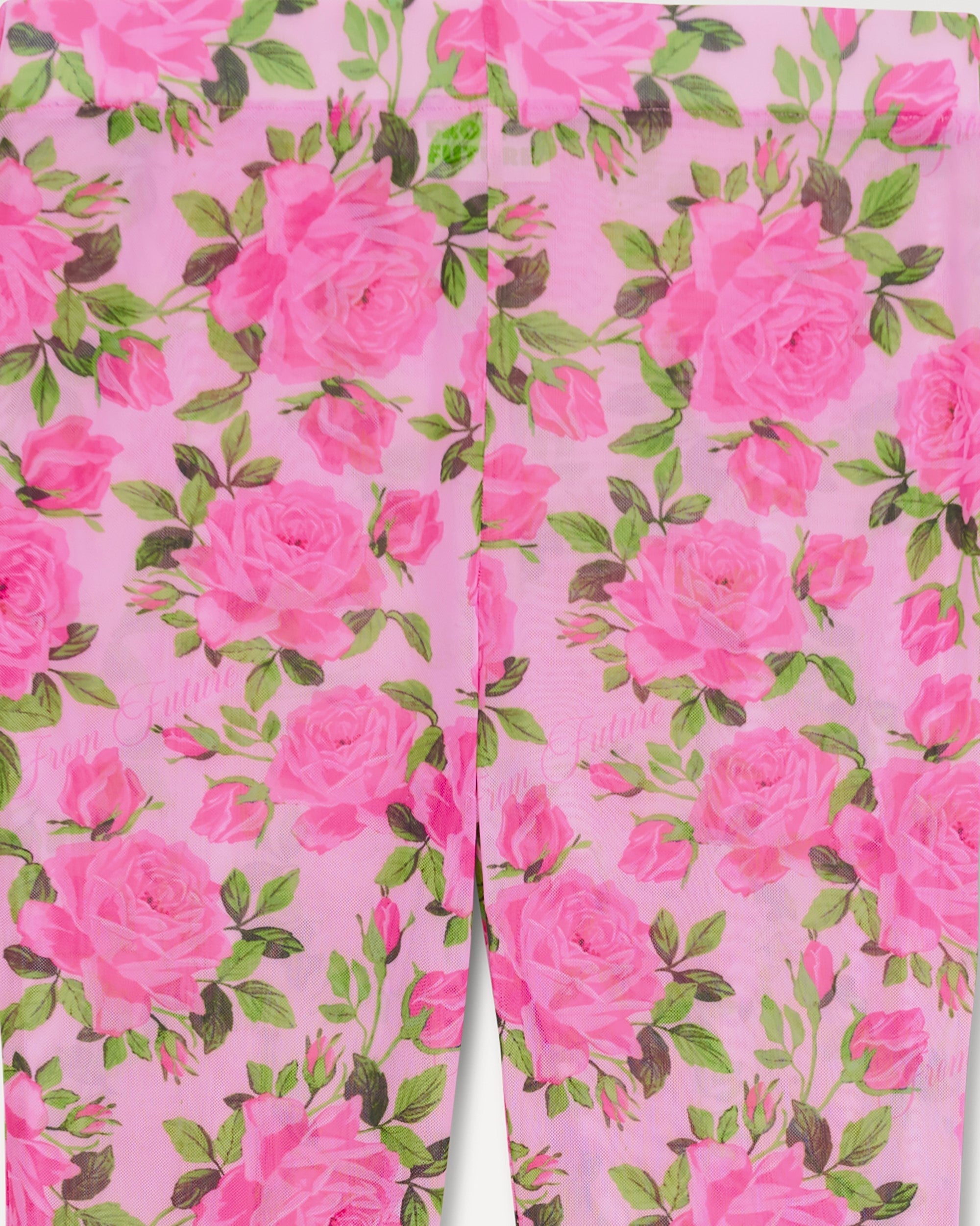Pantalon flare à imprimé fleuri - Big Roses