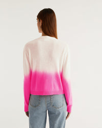 Cardigan court Dip Dye - Holiday Pink