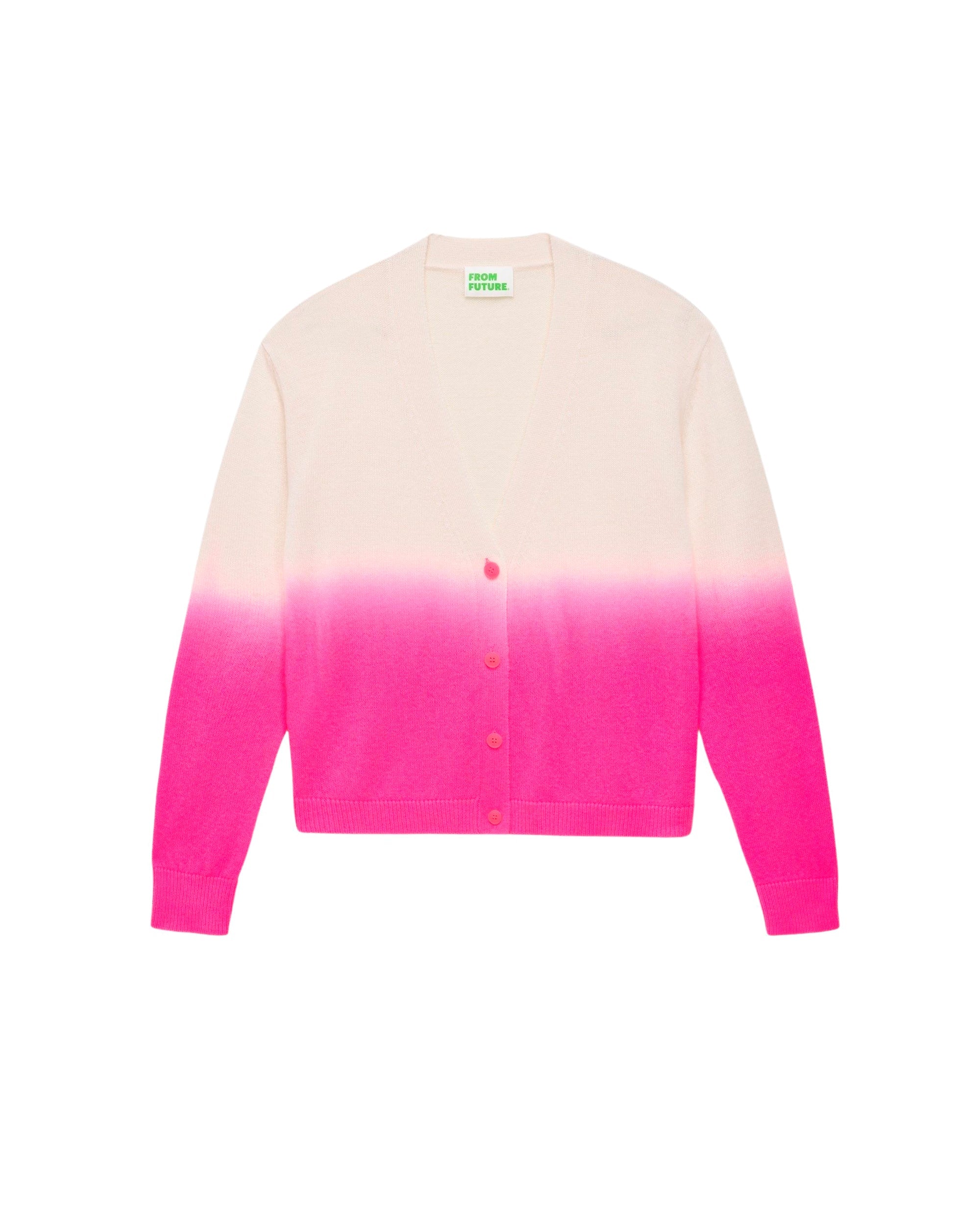 Cardigan court Dip Dye - Holiday Pink