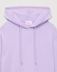 Hoodie oversize en cachemire - Lilac
