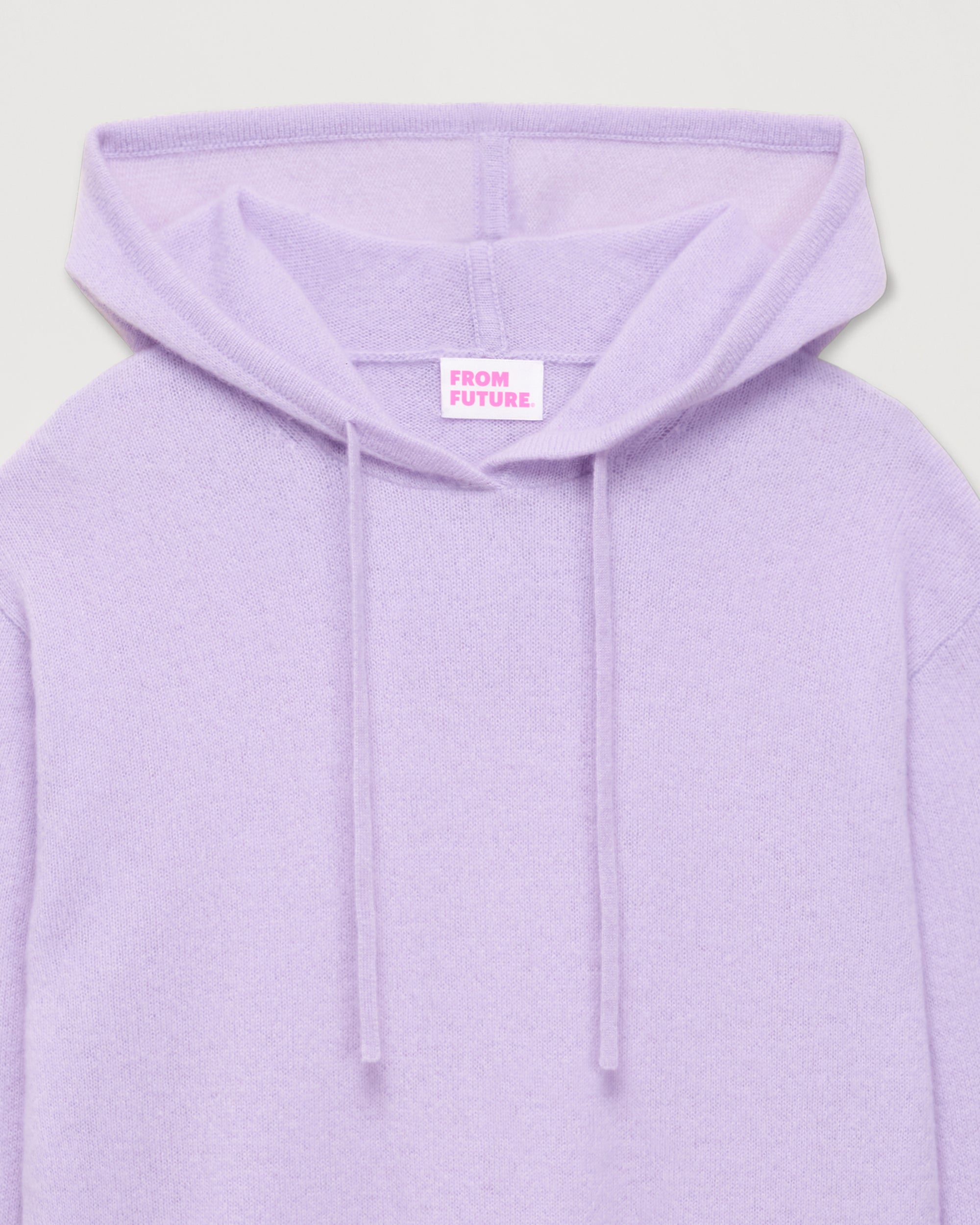 Hoodie oversize en cachemire - Lilac