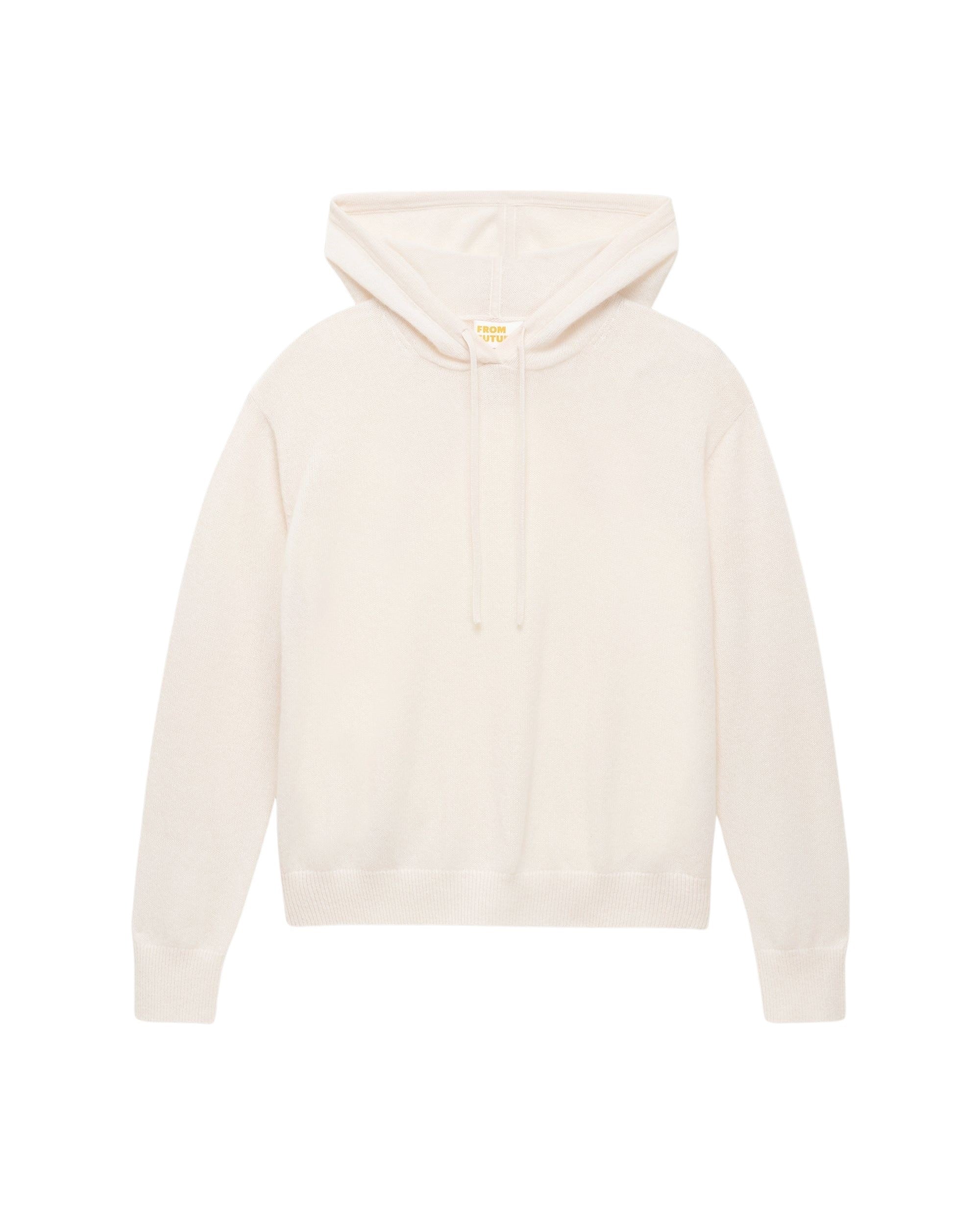 Hoodie oversize Beach Motel en cachemire - Ecru