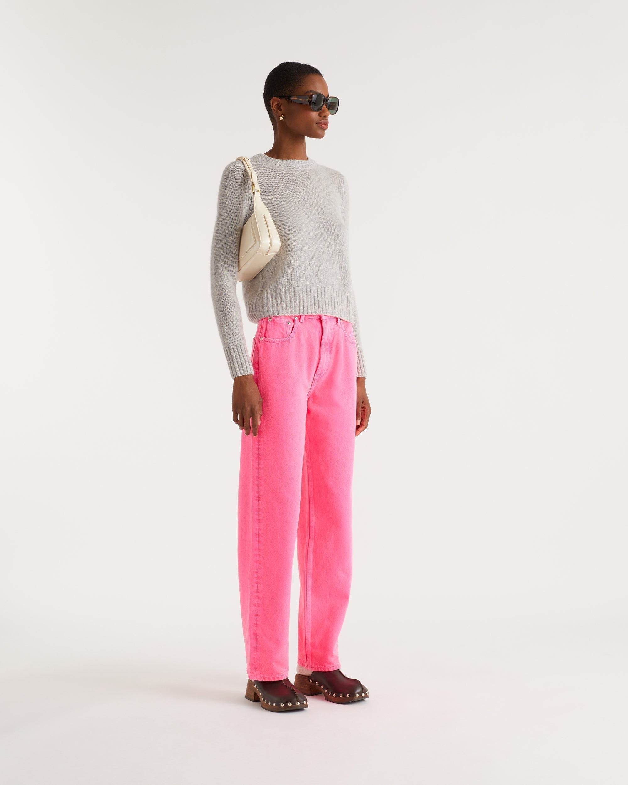 Pull court en cachemire - Holiday Lilac