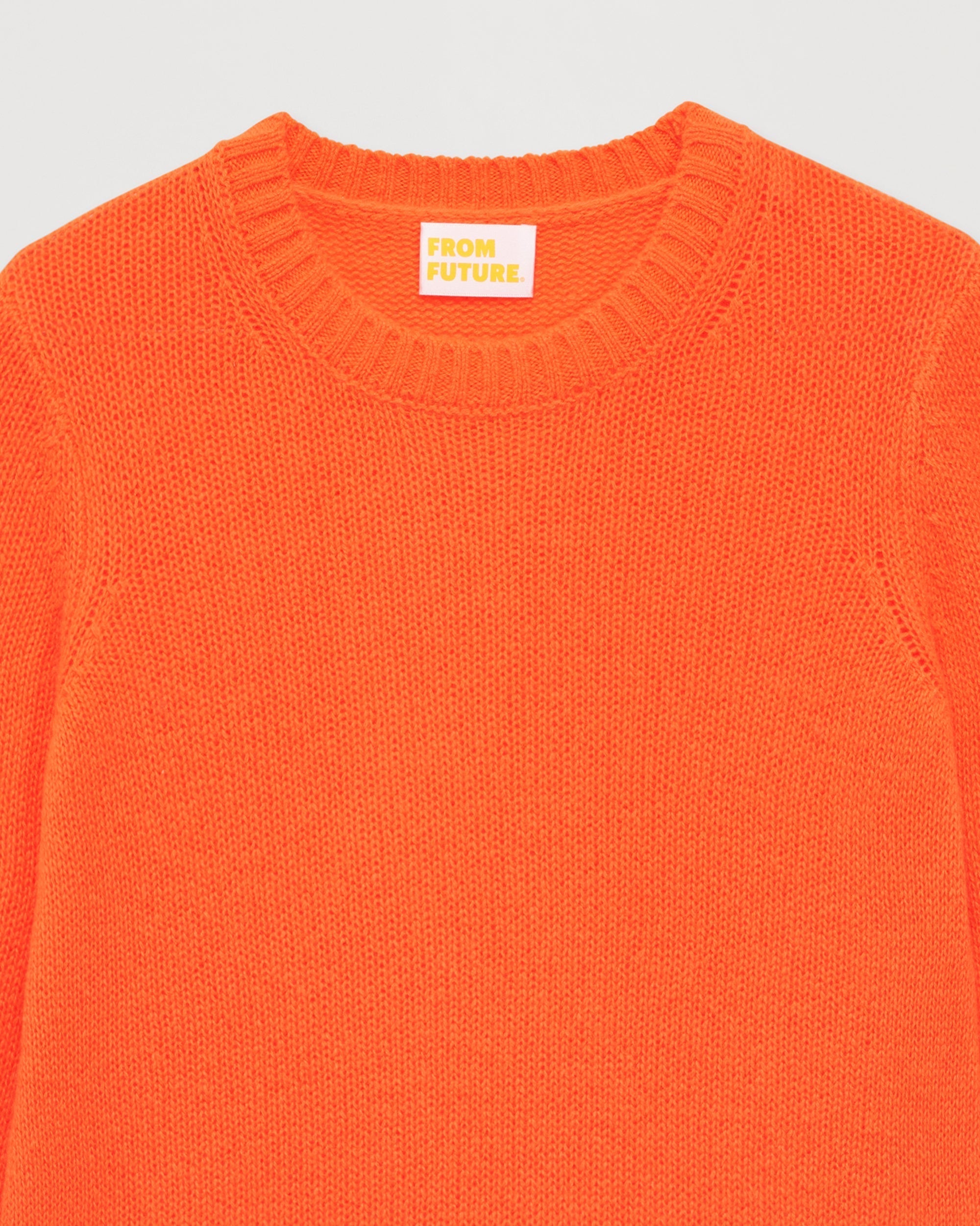 Pull court en cachemire - Beach Orange