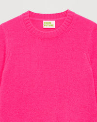 Pull court en cachemire - Holiday Pink