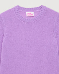 Pull court en cachemire - Holiday Lilac