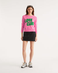 Pull Love club Light en cachemire - Light Heather Gray