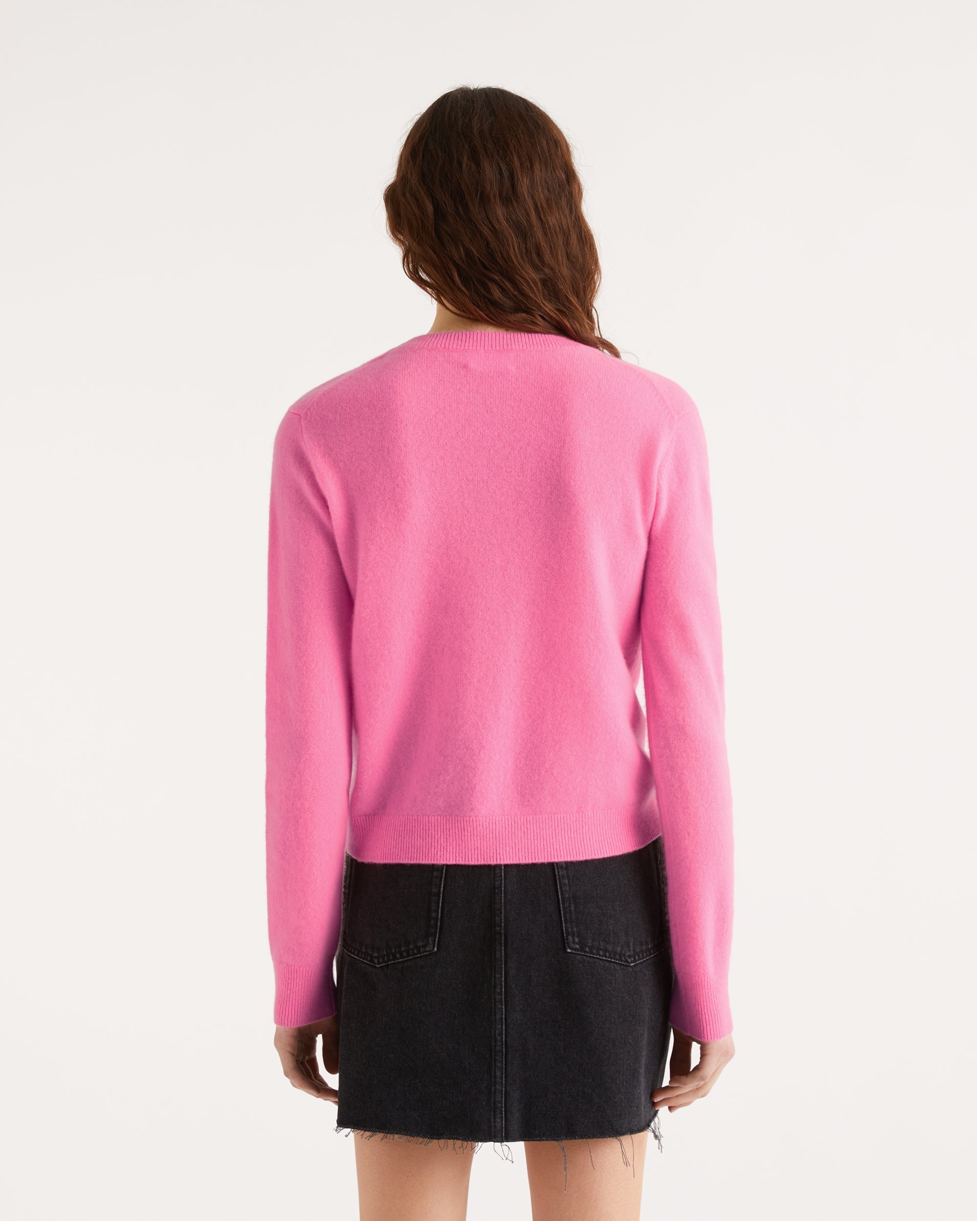 Pull Love club Light en cachemire - Party Pink