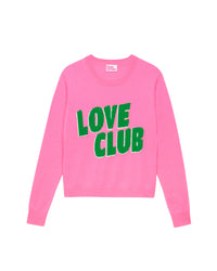 Pull Love club Light en cachemire - Party Pink
