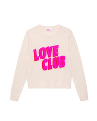 Pull Love club Light en cachemire - Ecru