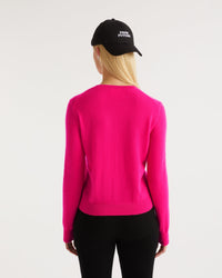 Pull Future Arc en ciel en cachemire - Beach Pink