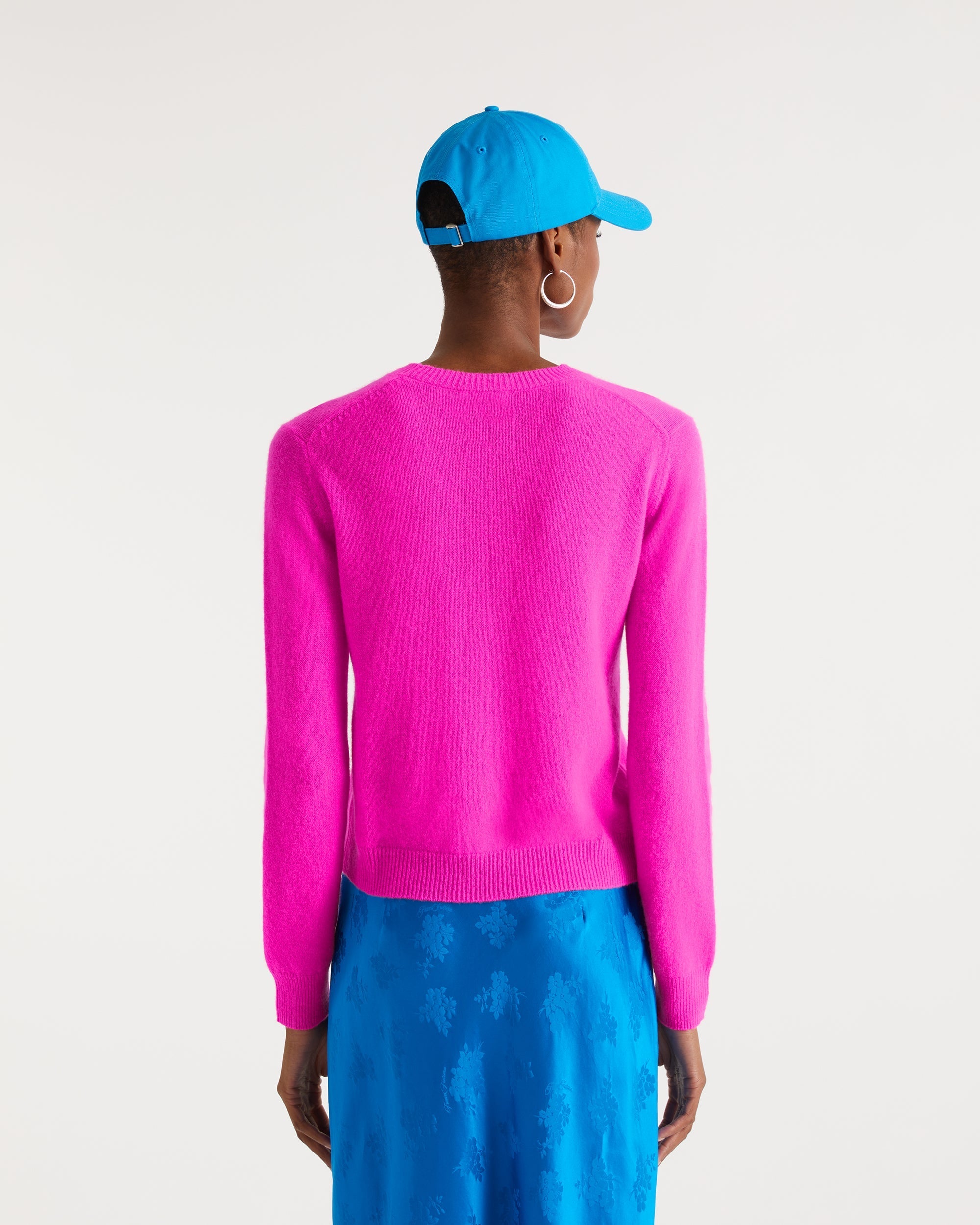 Pull Greeting From Palm Beach Light en cachemire - Summer Fuchsia