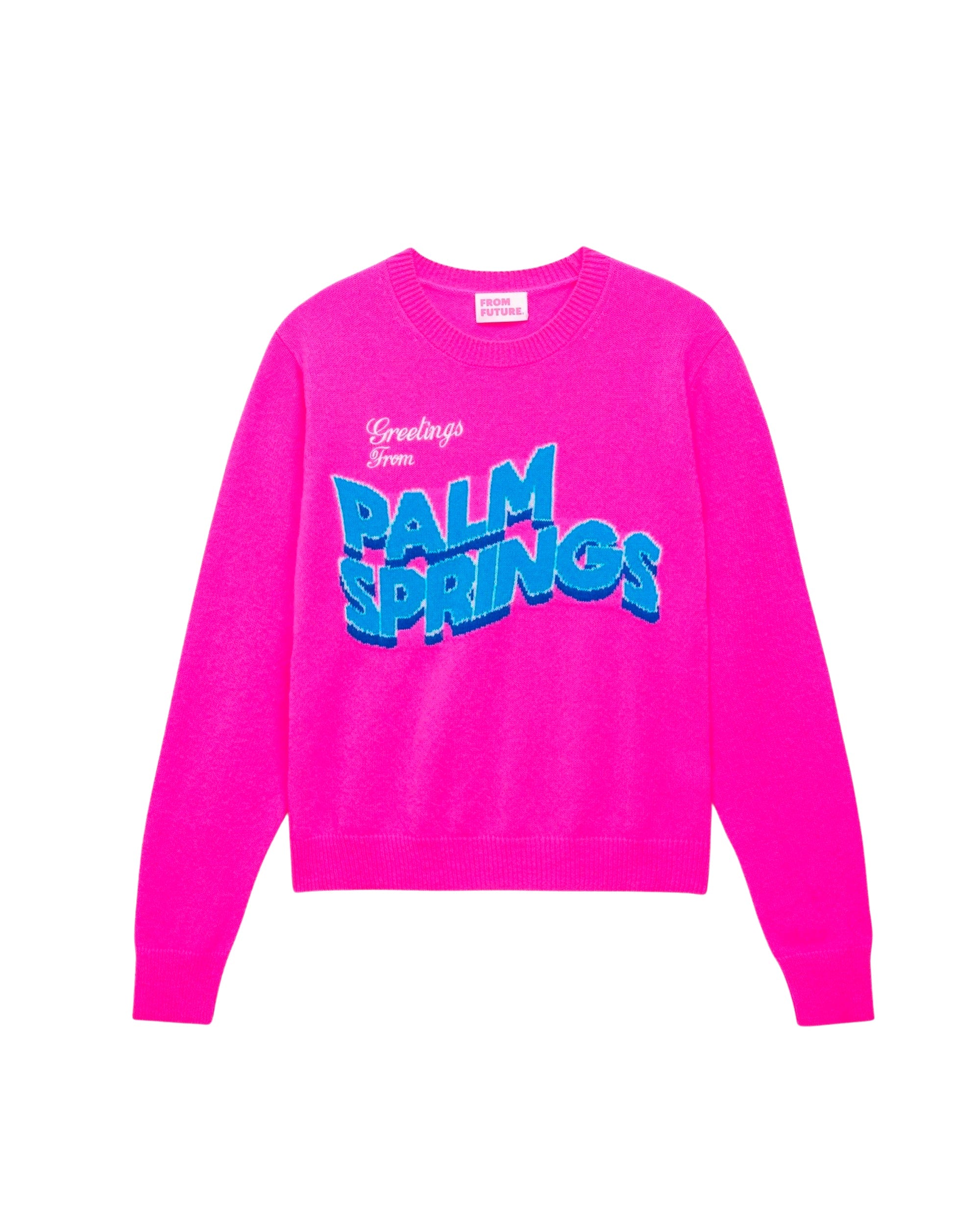 Pull Greeting From Palm Beach Light en cachemire - Summer Fuchsia