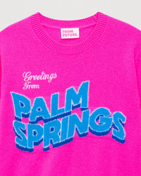 Pull Greeting From Palm Beach Light en cachemire - Summer Fuchsia
