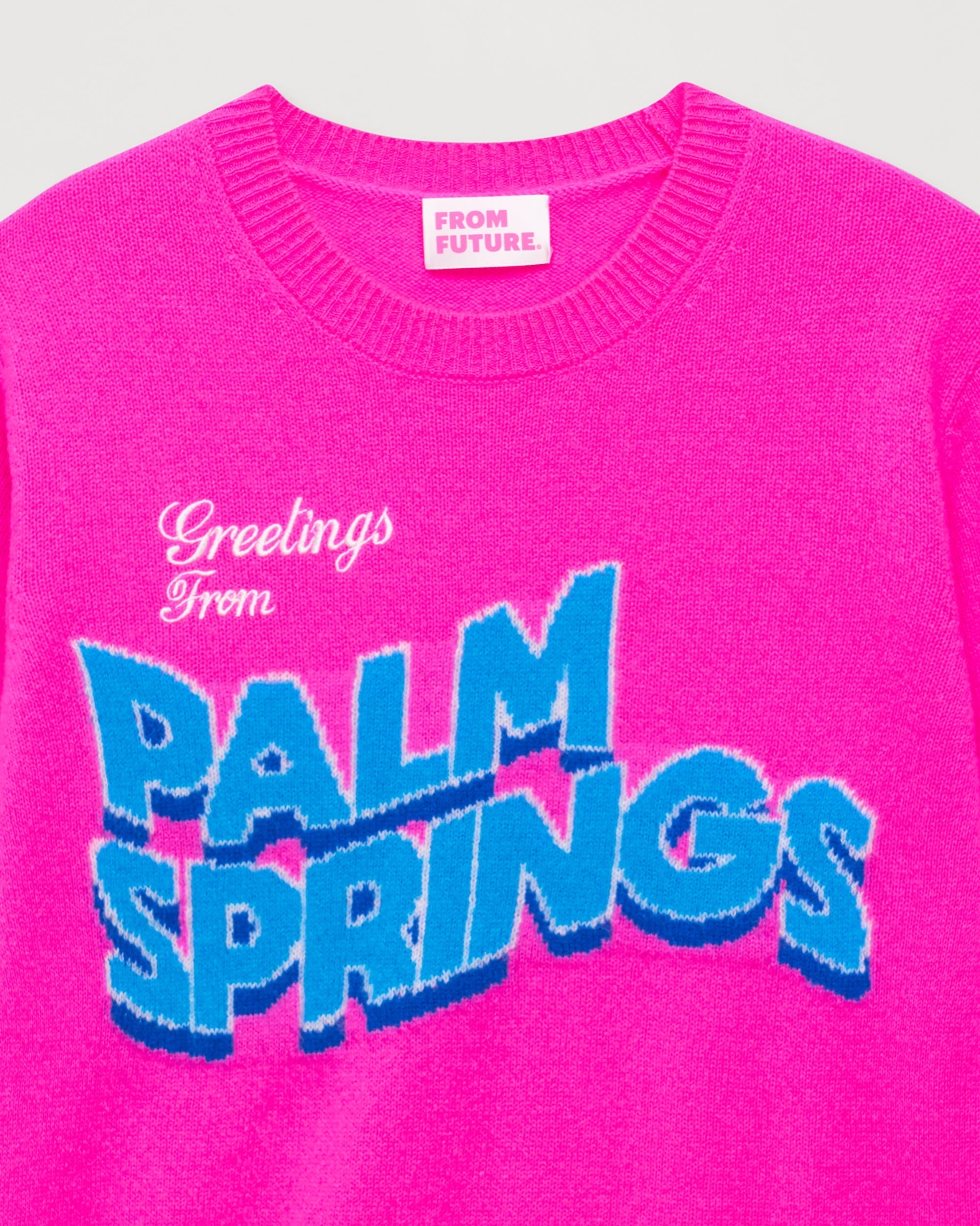 Pull Greeting From Palm Beach Light en cachemire - Summer Fuchsia