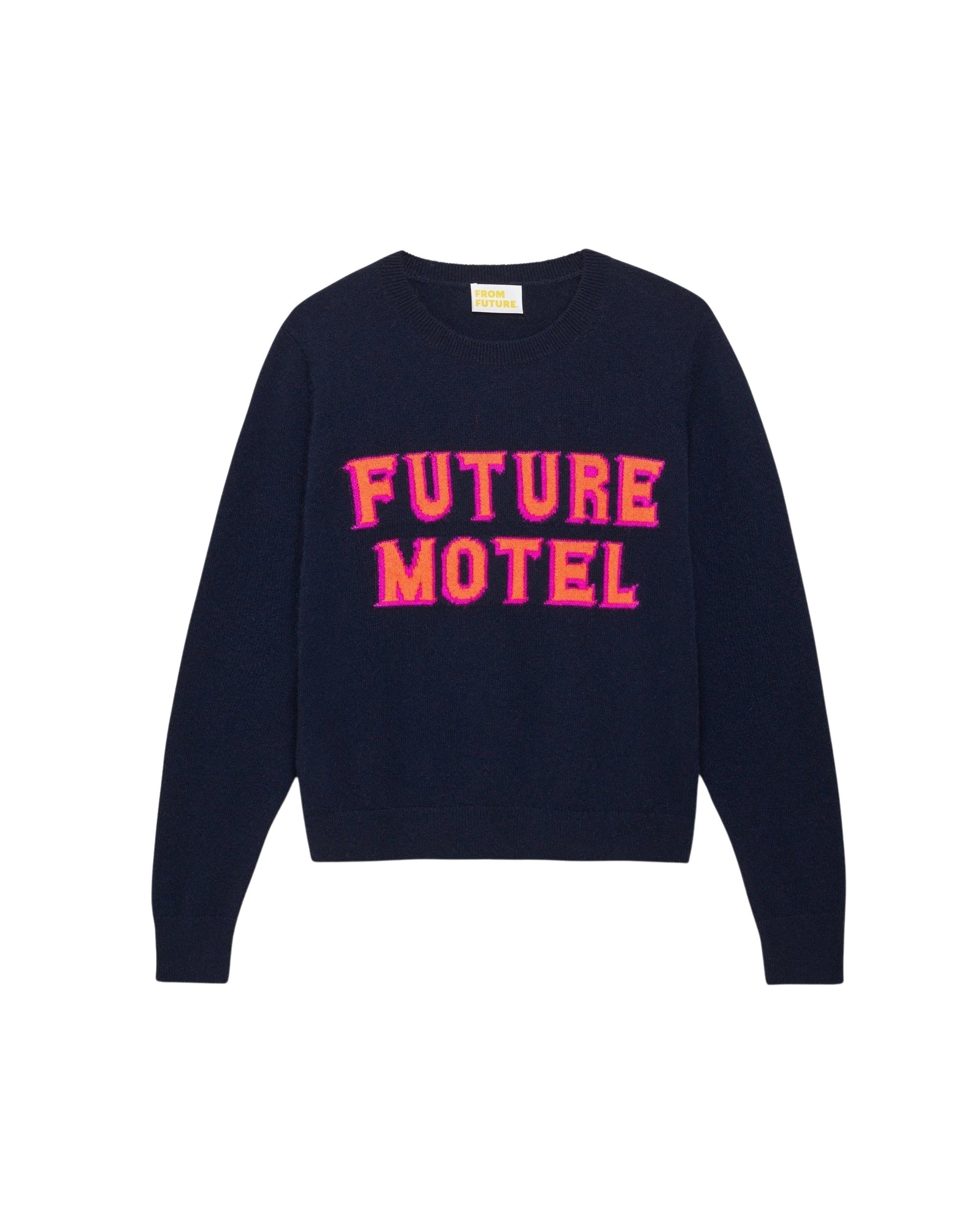 Pull Future motel Light en cachemire - Navy