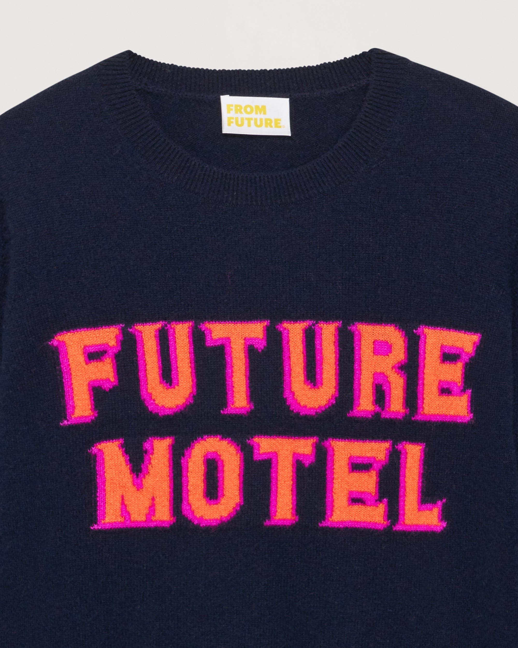 Pull Future motel Light en cachemire - Navy
