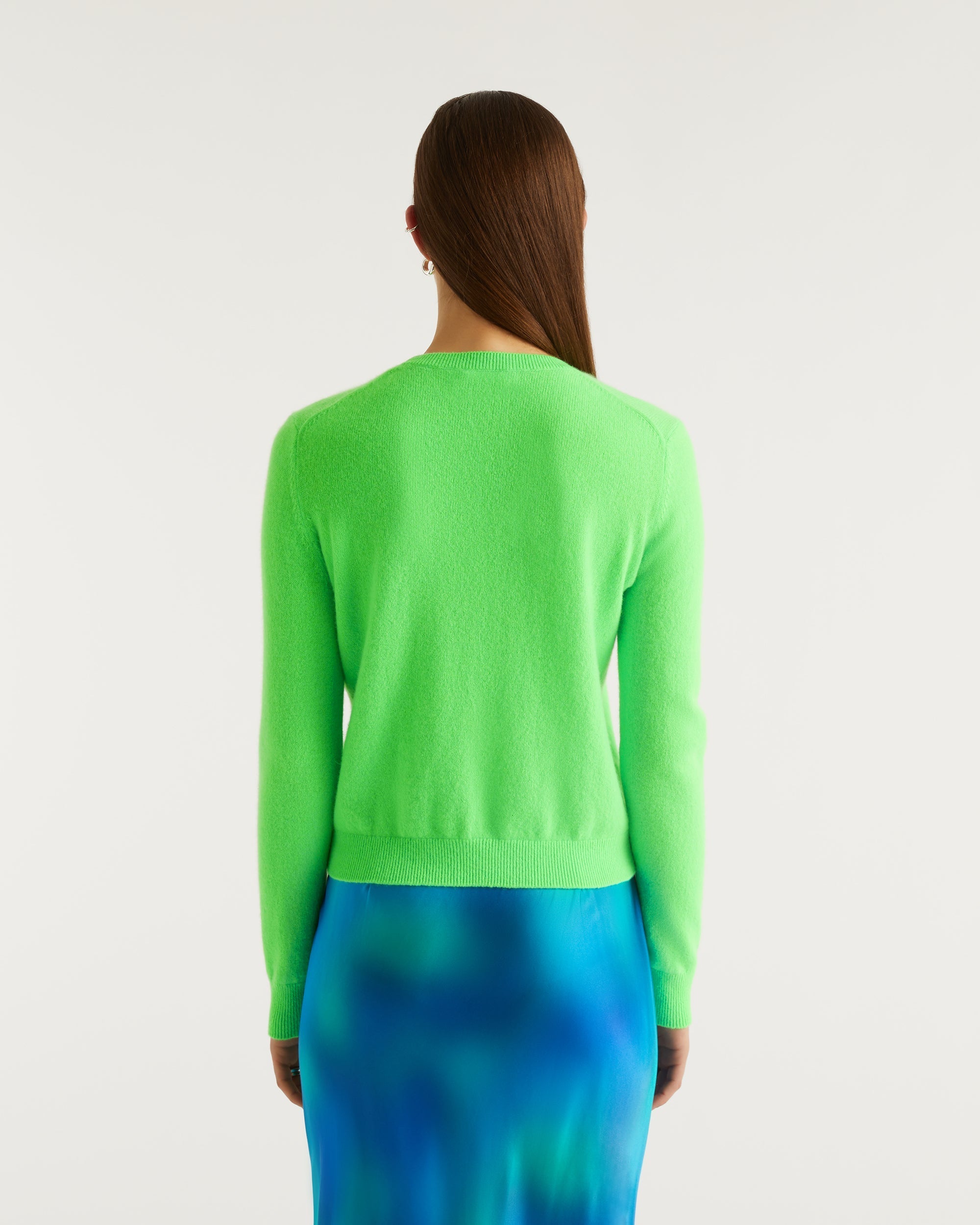 Pull Future motel Light en cachemire - Neon Green