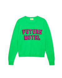 Pull Future motel Light en cachemire - Neon Green