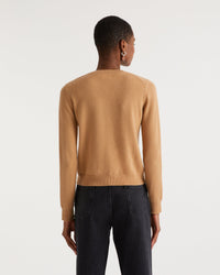 Pull From future tricolore Light en cachemire - Summer Camel