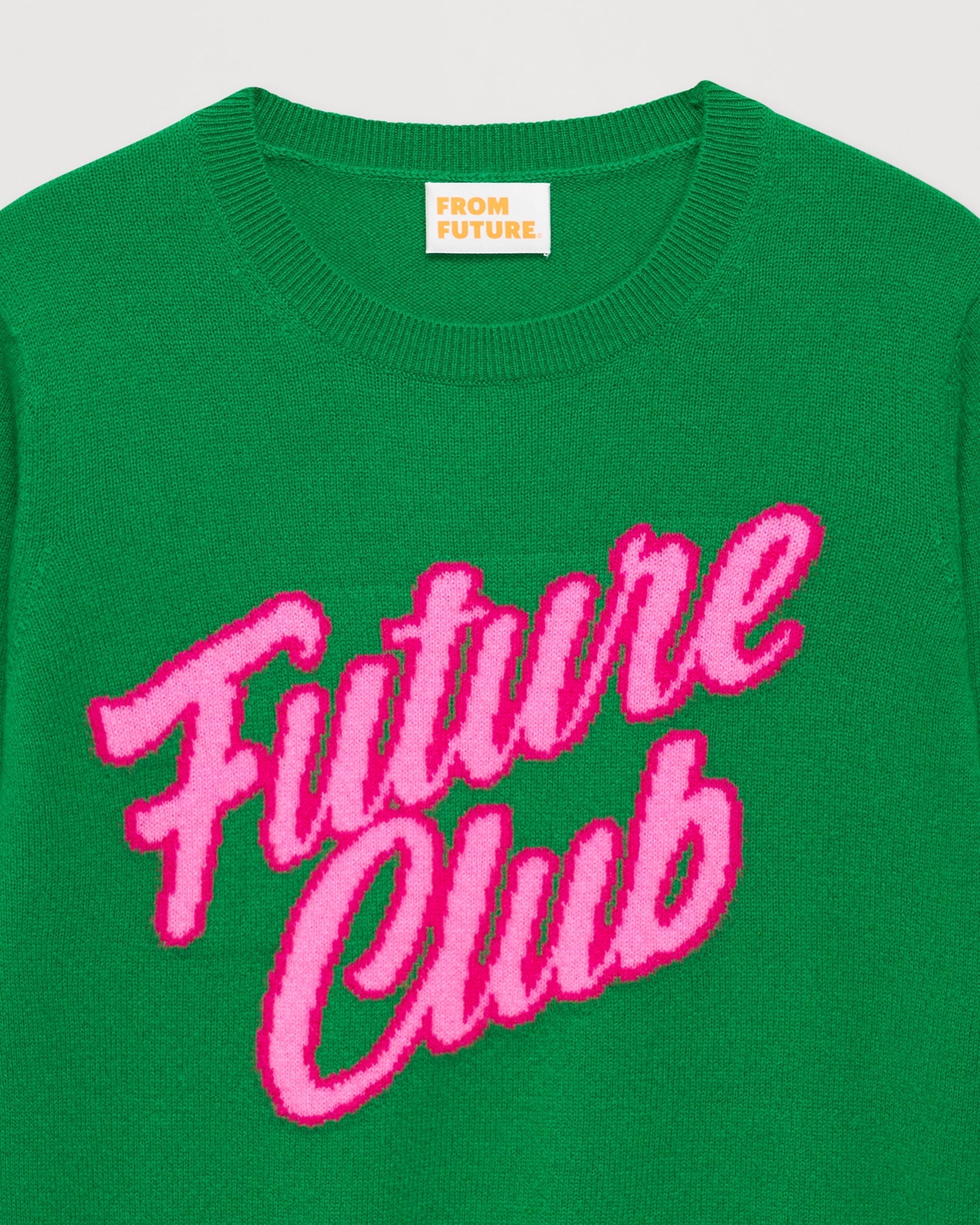 Pull Future club Light en cachemire - Summer Green