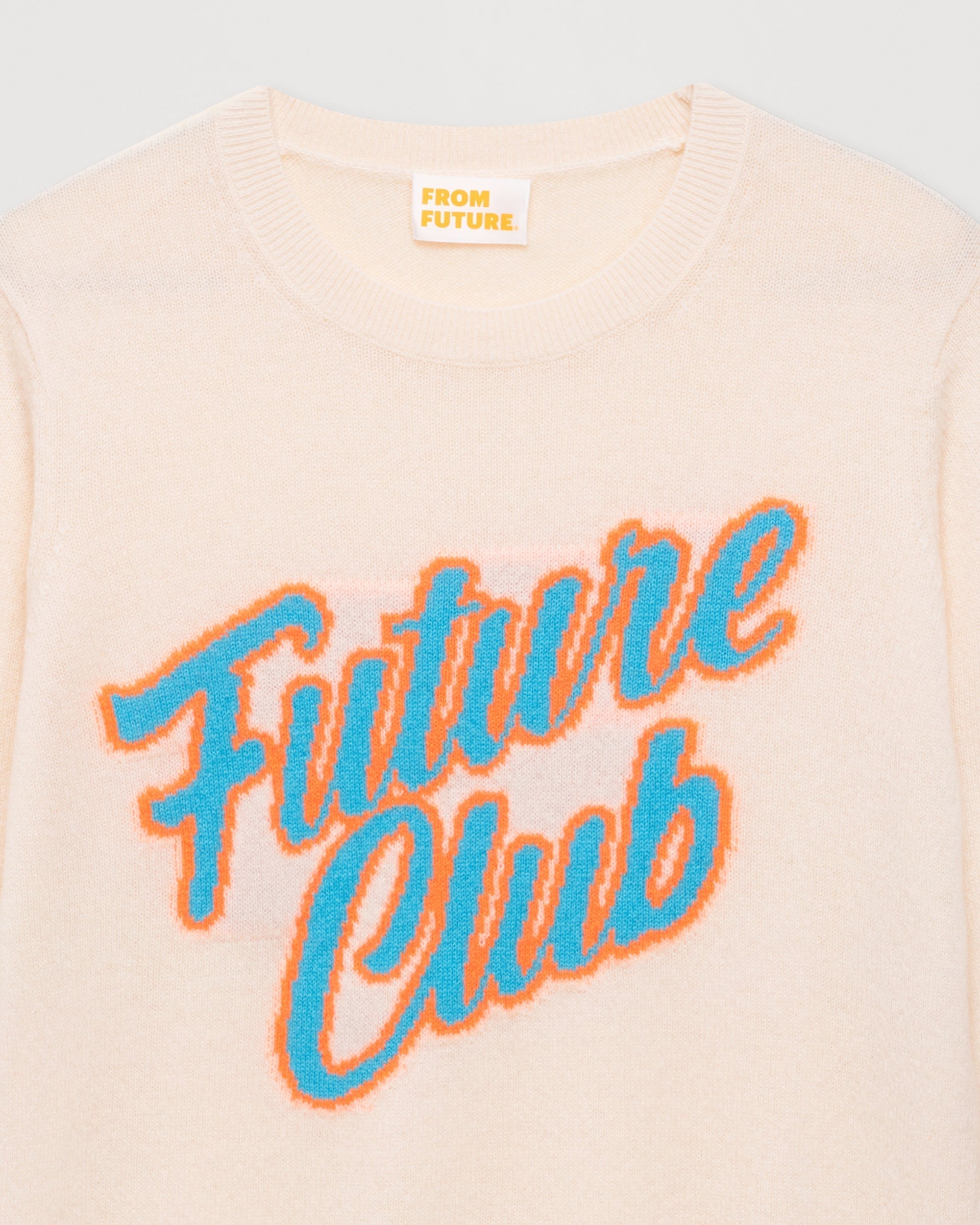 Pull Future club Light en cachemire - Ecru