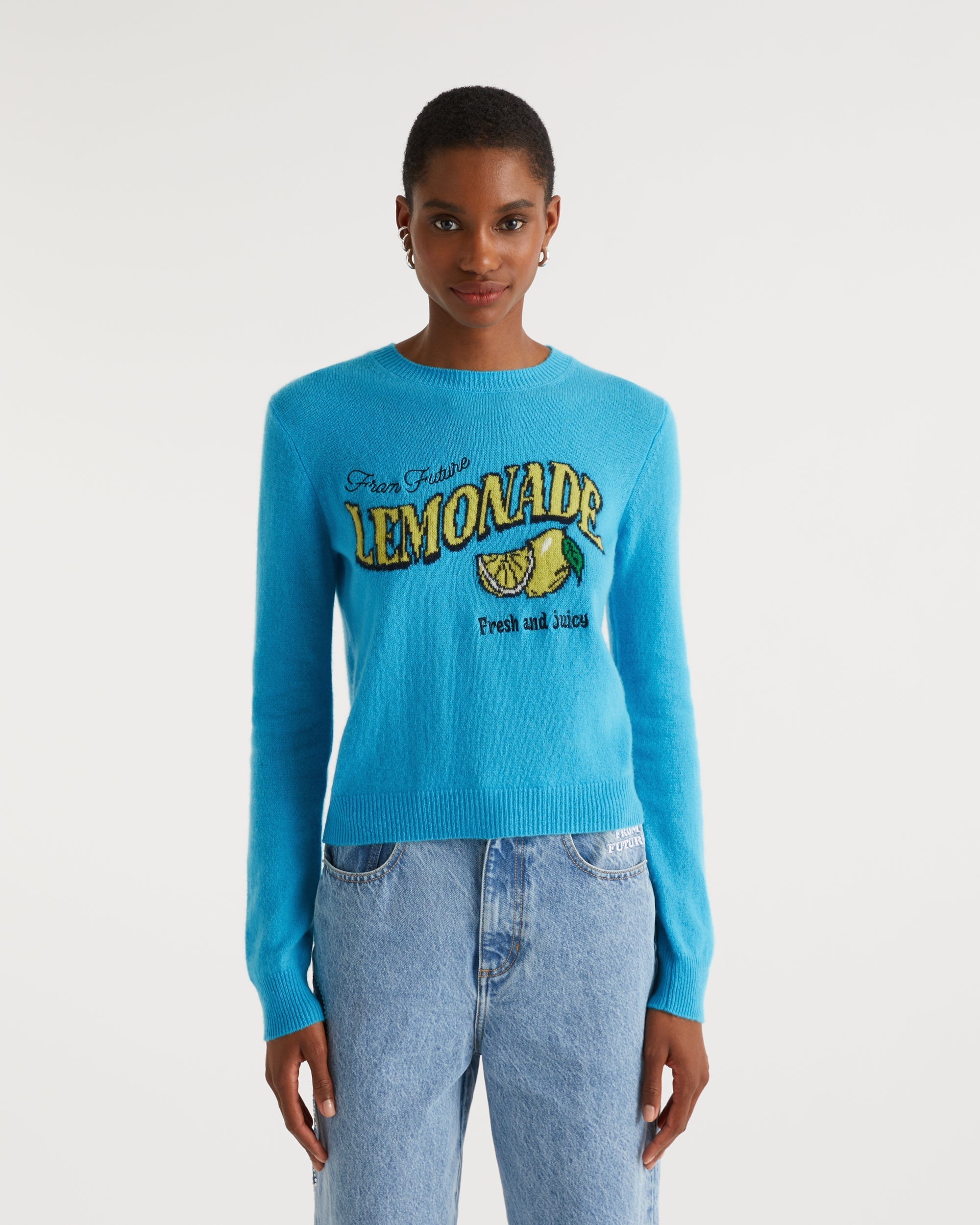 Pull From future lemonade Light en cachemire - Water Blue