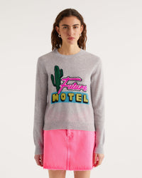 Pull From future motel Light en cachemire - Light Heather Gray