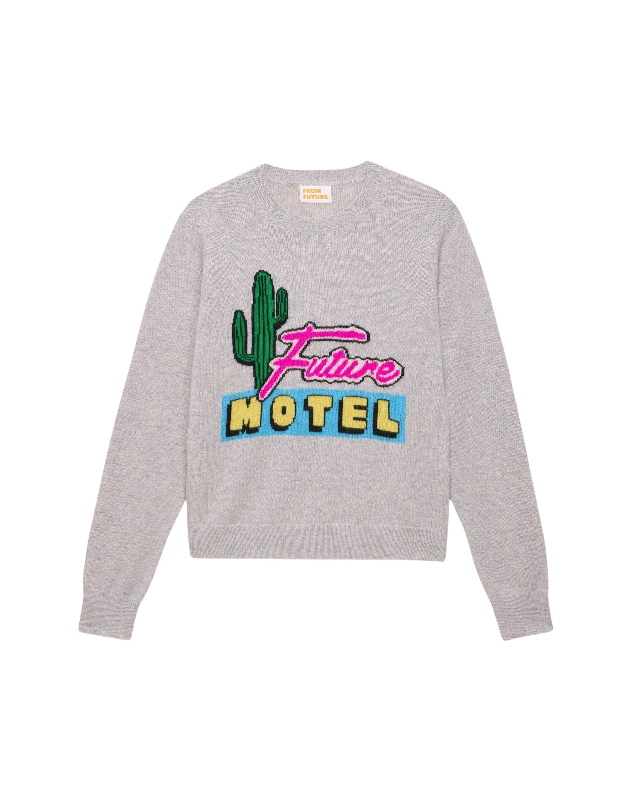 Pull From future motel Light en cachemire - Light Heather Gray