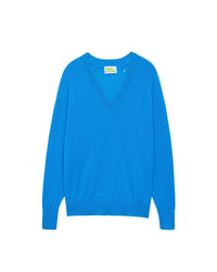 Pull oversize Light en cachemire - Passion Blue