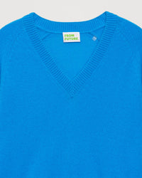 Pull oversize Light en cachemire - Passion Blue