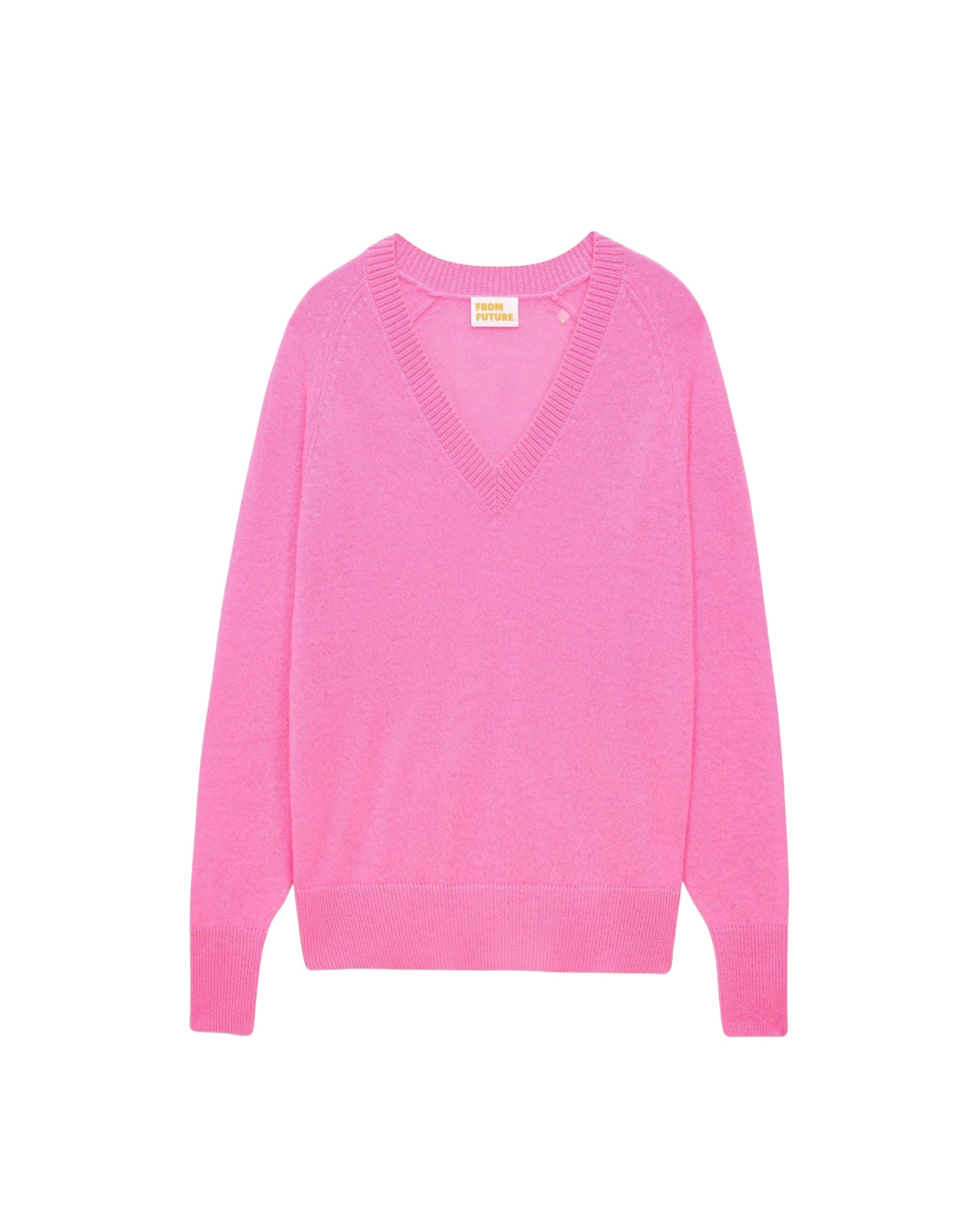 Pull oversize Light en cachemire - Party Pink