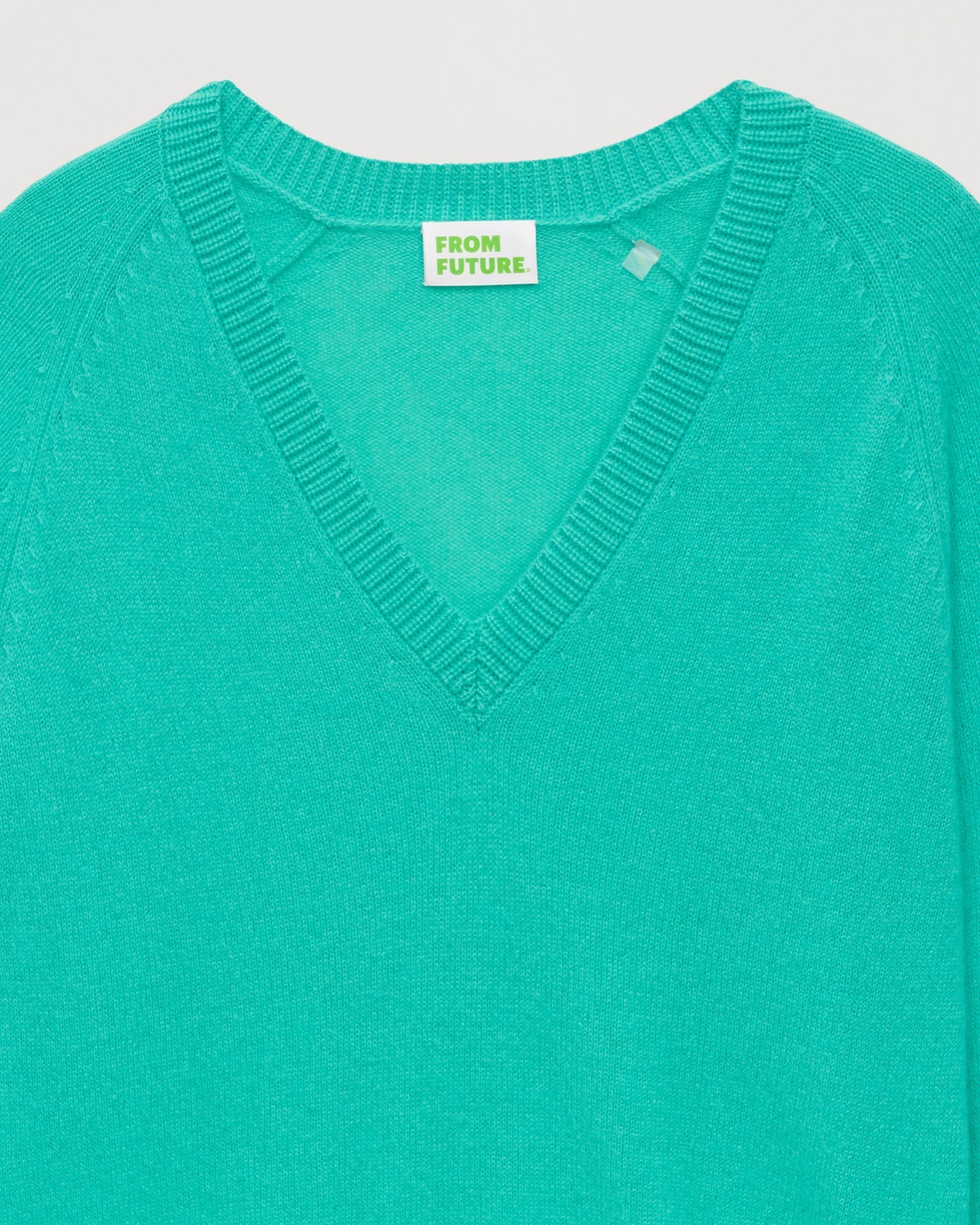 Pull oversize Light en cachemire - Sunrise Green