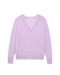 Pull oversize Light en cachemire - Sunset Lilac