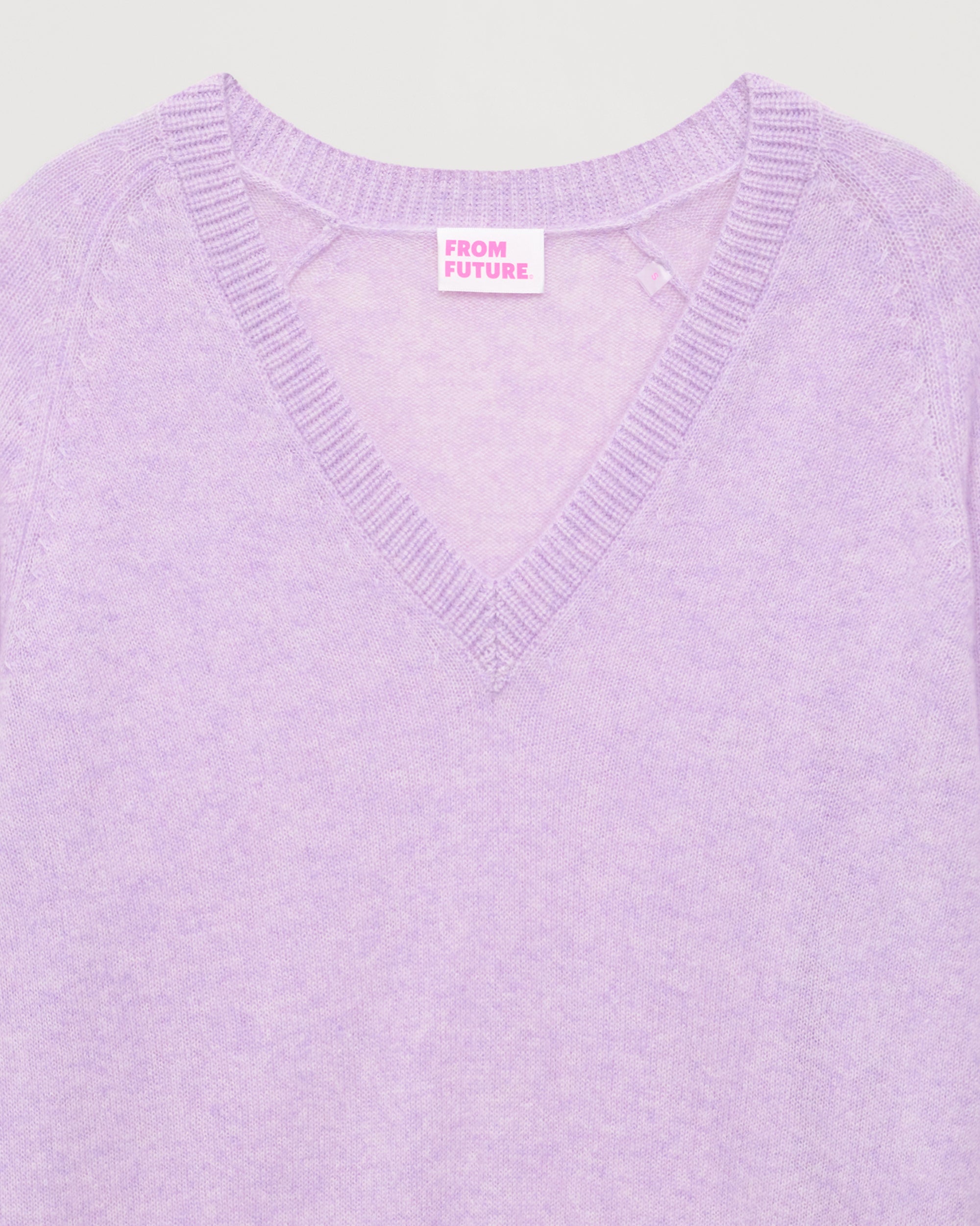 Pull oversize Light en cachemire - Sunset Lilac