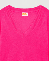 Pull à manches raglan Light en cachemire - Holiday Pink
