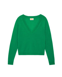 Pull à manches raglan Light en cachemire - Summer Green