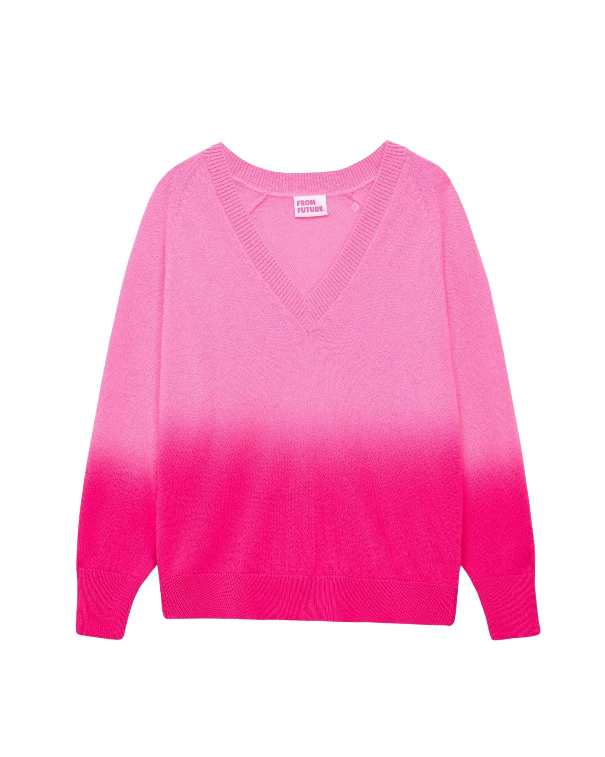 Pull Dip dye Light en cachemire - Pink