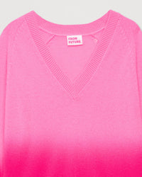 Pull Dip dye Light en cachemire - Pink