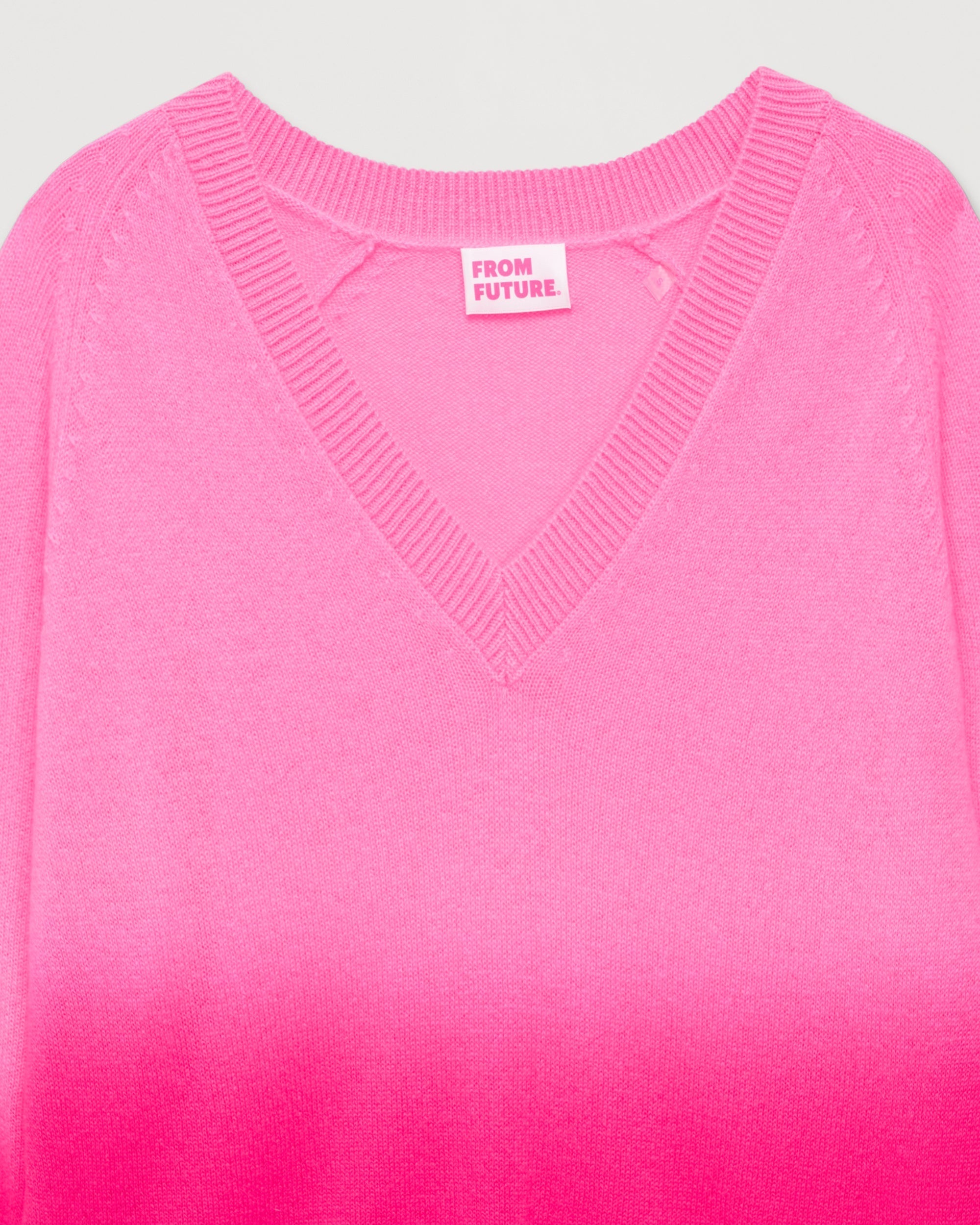 Pull Dip dye Light en cachemire - Pink