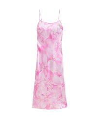 Robe longue Gisele en soie - Magic Flowers & Rose
