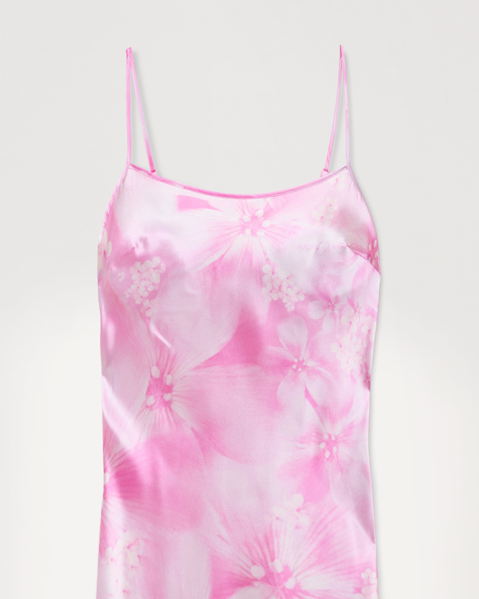 Robe longue Gisele en soie - Magic Flowers & Rose