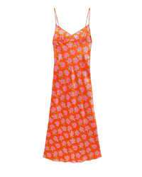 Robe longue Rosie en soie - Little Roses