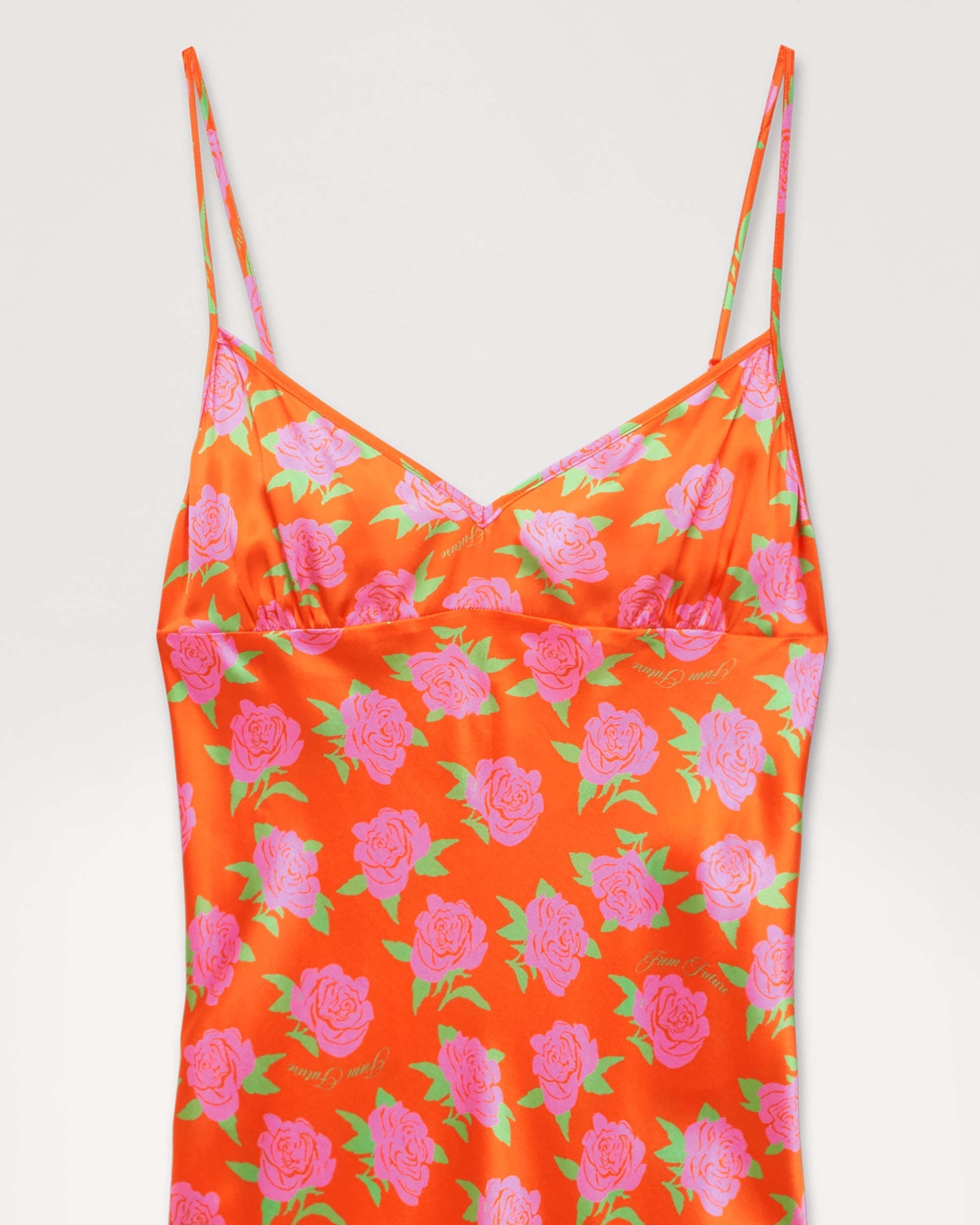 Robe longue Rosie en soie - Little Roses