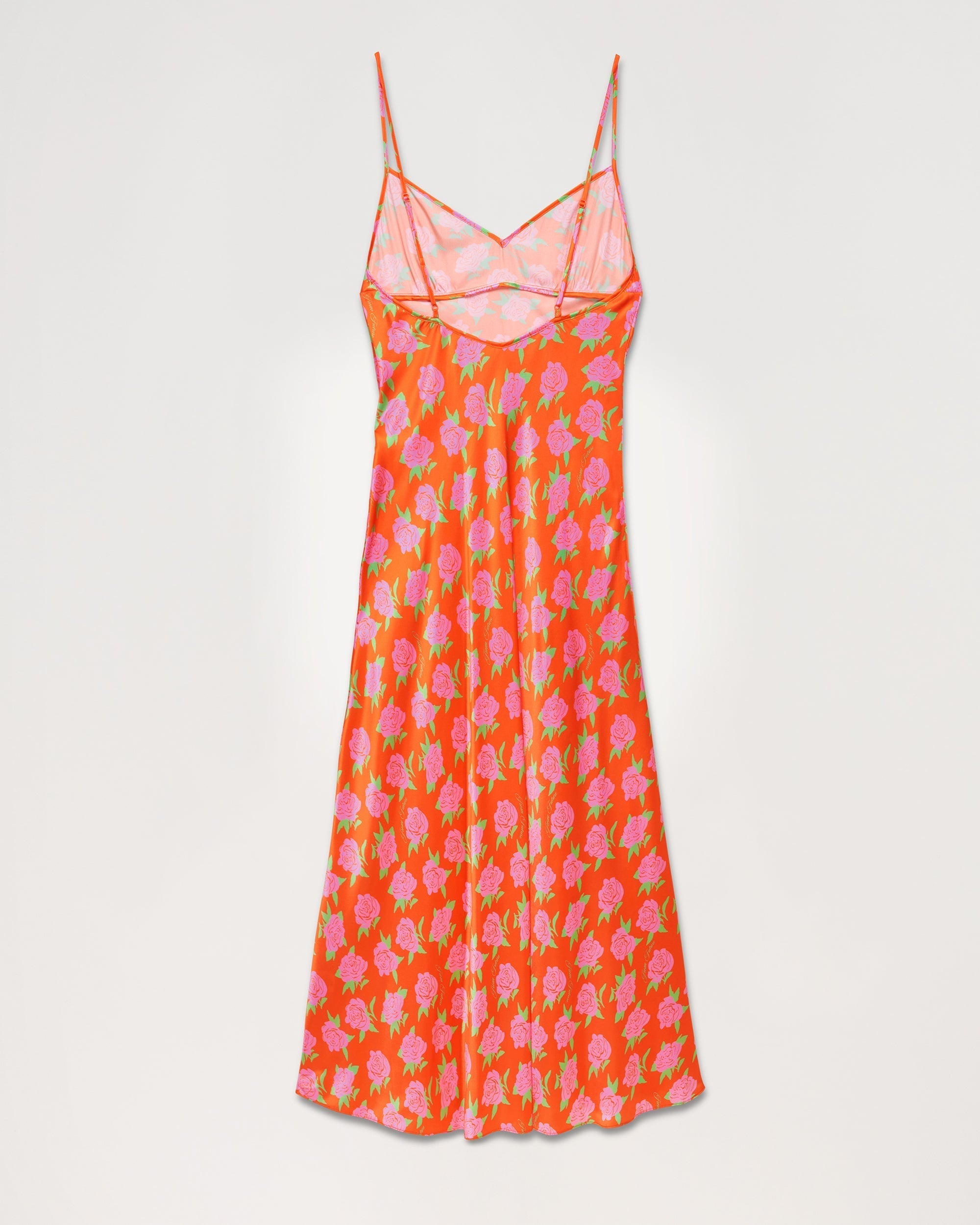 Robe longue Rosie en soie - Little Roses