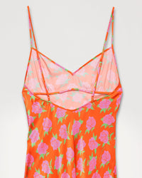 Robe longue Rosie en soie - Little Roses