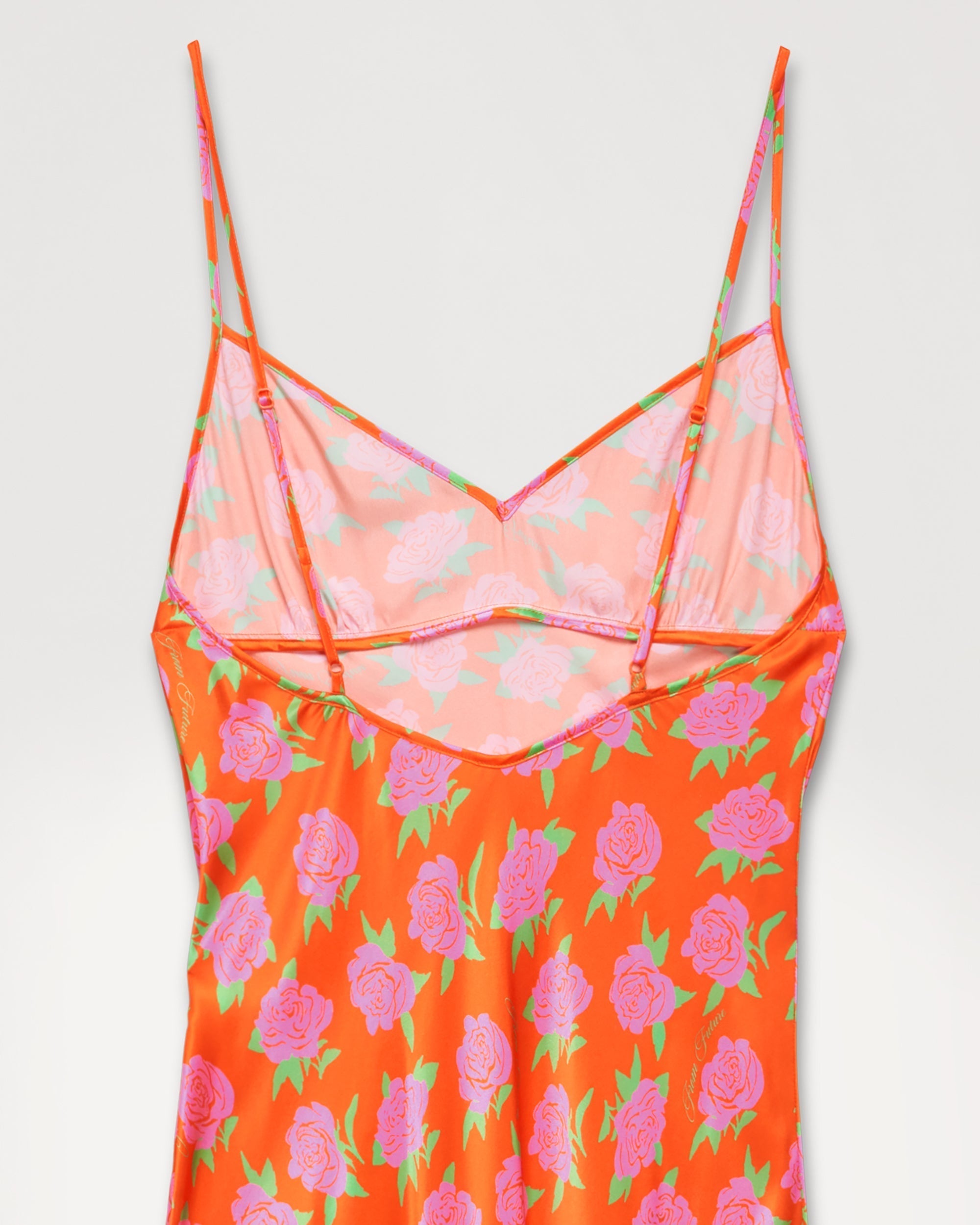 Robe longue Rosie en soie - Little Roses